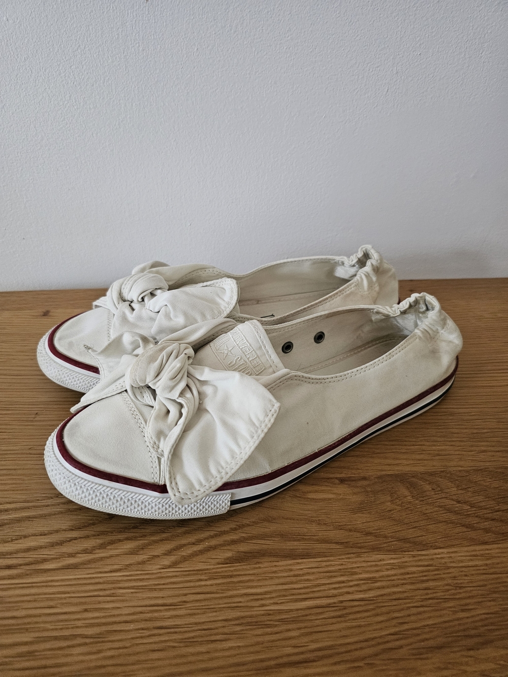 Converse Chuck Taylor All Star Ballet Lace Bow Sneakers White US 8.5
